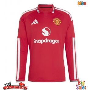 Manchester United Replica Home Stadium Shirt 2026-27 Long Sleeve